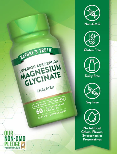 Nature’s Truth Magnesium Glycinate Capsules