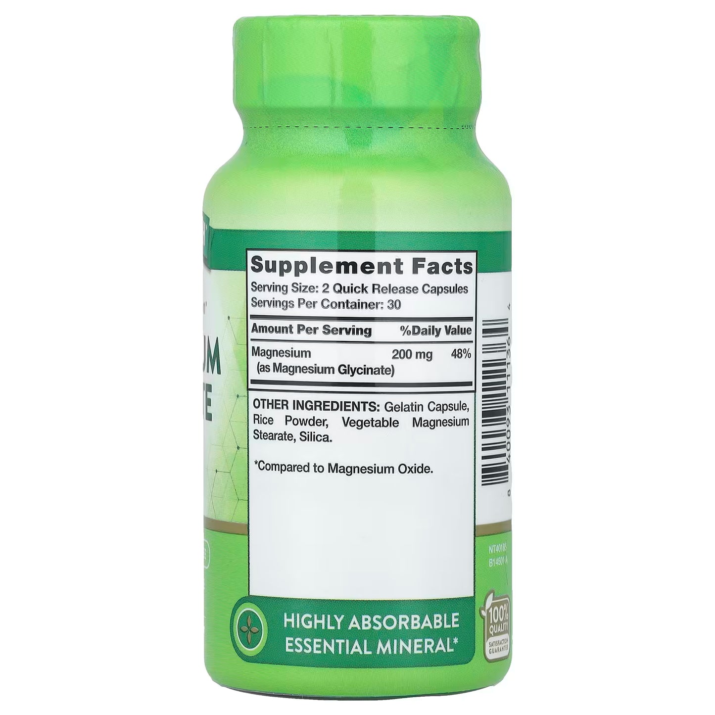 Nature’s Truth Magnesium Glycinate Capsules